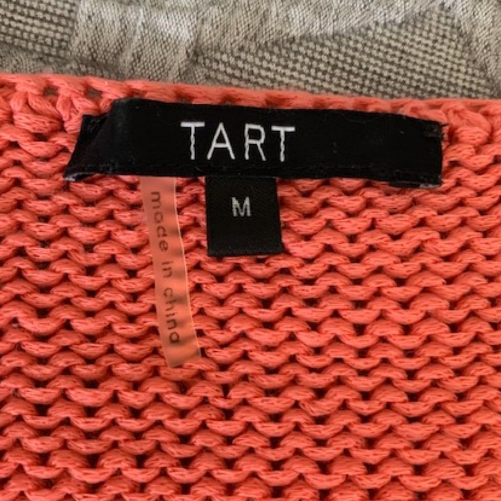 Tart Hi Lo Coral Sweater - Picture 5 of 7
